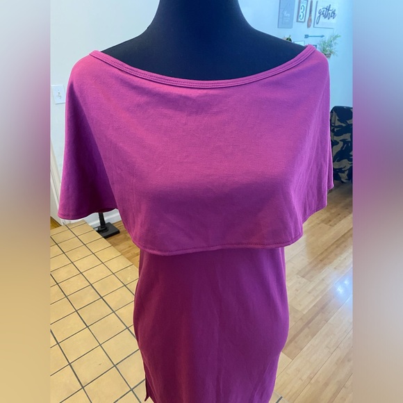 Off shoulder dress with side cut NWOT - Picture 3 of 13